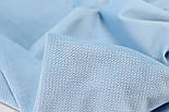 Відріз вельвет блакитний 80*100 см №-В-12, фото 4