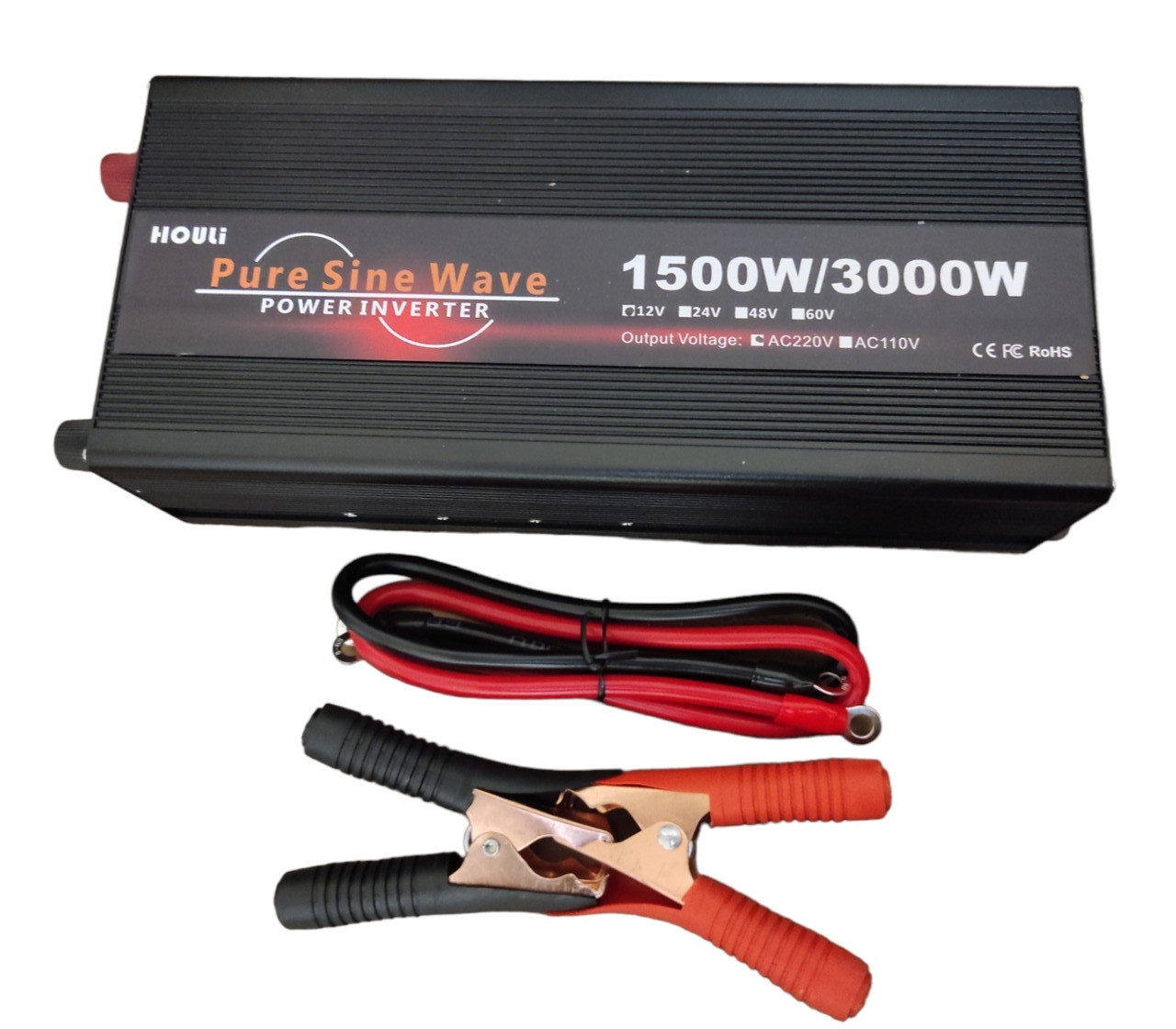 Инвертор напряжения 1500W з 12v на 220v Синусоїда. PURE SINE WAVE