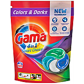 Гель-капсули для прання Gama 4 в 1 Колор 60 шт