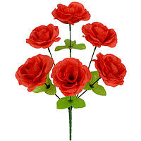 Штучні квіти букет троянд, 32см