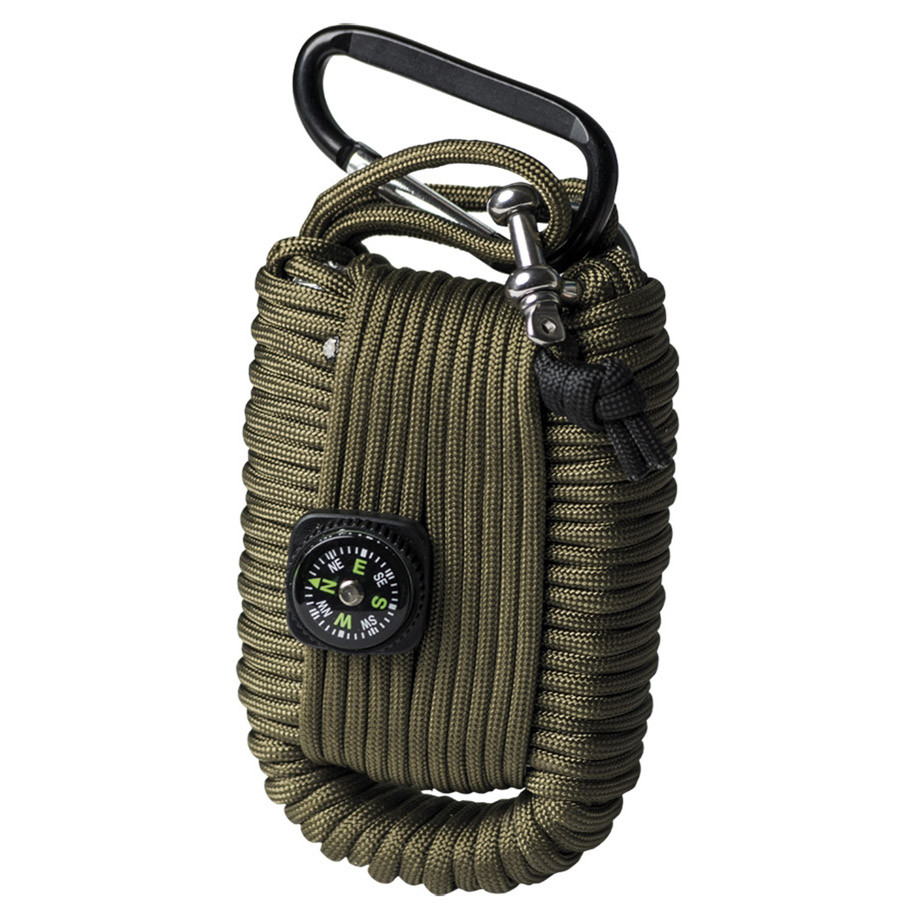 Комплект для виживання Mil-Tec Paracord Survival Kit Large Olive 16027701, фото 1