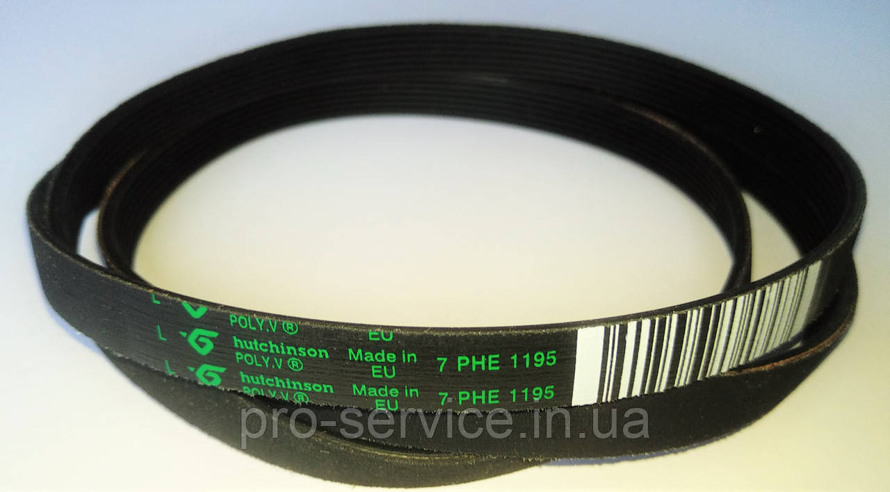 Ремінь C00089652 7PHE 1195 для пральних машин Indesit, Ariston