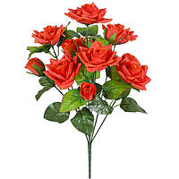 Штучні квіти букет троянда Парад, 61см