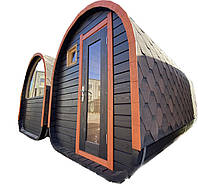 Thermowood Production – виробництво бань-бочок на експорт! Відео