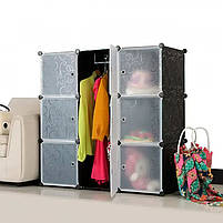 Пластикова шафа Storage Cube Cabinet MP-39-61, 9 секцій, фото 3