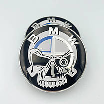 Ковпачки (заглушки) в литі диски BMW (БМВ) Skull 68 мм (36 13 6 783 536), фото 3