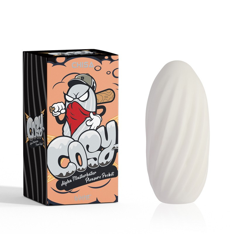 Мастурбатор для чоловіків Alpha Masturbator Pleasure Pocket White | Promax, фото 1