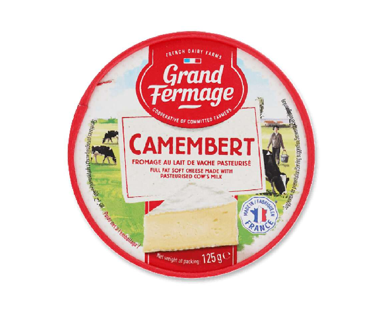 Сир Grand Fermage Camembert 125 гр. Франція, фото 1