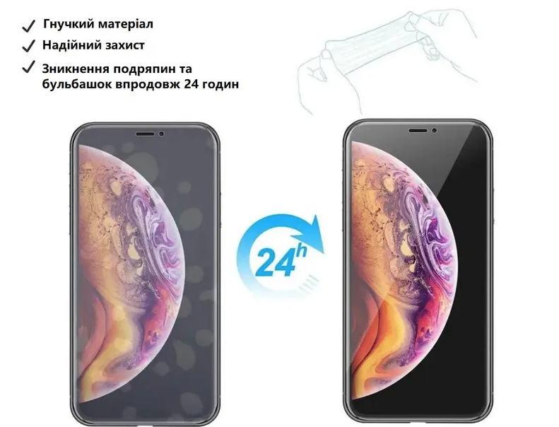 Противоударная гидрогелевая пленка Blade для Infinix Hot 12i Transparent, фото 6