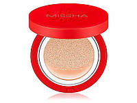 Тональный крем-кушон для лица MISSHA Velvet Finish Cushion SPF50 №21 с матовым финишем 15 мл