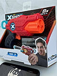 Бластер X-Shot Red Excel Mk 3 Дитяча зброя, пістолет із патронами, бластер, фото 2
