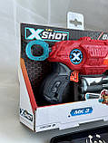 Бластер X-Shot Red Excel Mk 3 Дитяча зброя, пістолет із патронами, бластер, фото 3