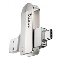 Флеш-накопитель HOCO UD10 2in1 16Gb 32Gb 64Gb Флешка с разъемом Type-C USB 3.0 32