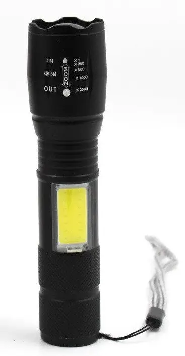 Ліхтарик із вбудованим акумулятором BAILONG BL-T6-19 USB MICRO CHARGE