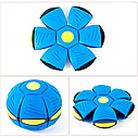 Фріз М'яч трансформер 2 в1  Flat Ball Disk M12081 Синій, фото 3