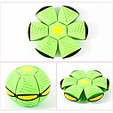Фріз М'яч трансформер 2 в1  Flat Ball Disk M12081 Зелений, фото 5