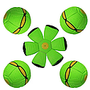Фріз М'яч трансформер 2 в1  Flat Ball Disk M12081 Зелений, фото 2