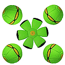 Фріз М'яч трансформер 2 в1  Flat Ball Disk M12081 Зелений, фото 3