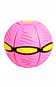 Фріз М'яч трансформер 2 в1  Flat Ball Disk M12081 Рожевий, фото 3