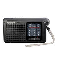 Радиоприемник Retekess TR605 FM/MW/SW, аварийный яркий фонарик 400lm, аккумулятор 18650