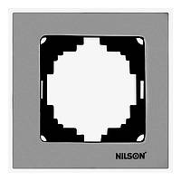 Рамка Nilson Touran Lux хром метал 1-на (26064 )