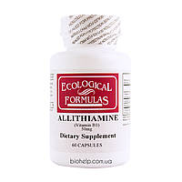 Ecological Formulas Allithiamine /All thiamine / аллитиамин (витамин В1), 50 мг, 60 капсул