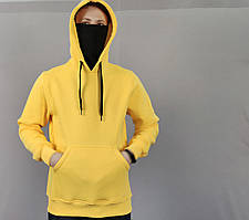 Толстовка жовта з маскою в капюшоні (Ninja) чоловіча