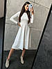 Миле жіноче плаття, молочно-біле, фото 2