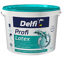 Краска латексная акриловая Delfi Profi Latex для внутренних работ моющаяся 1.4кг
