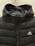 Чоловічий чорний жилет безрукавка Adidas, фото 3