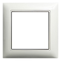 Рамка ABB basic55 біла 1-на