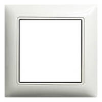 Рамка ABB basic55 біла 1-на
