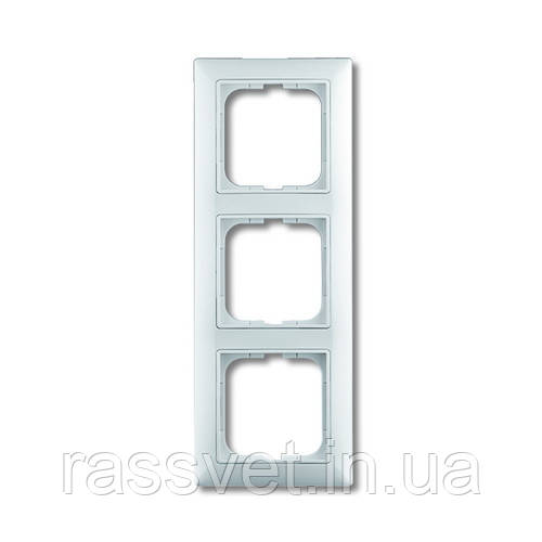 Рамка ABB basic55 біла 3-на