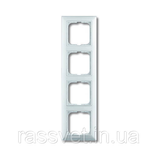 Рамка ABB basic55 біла 4-на