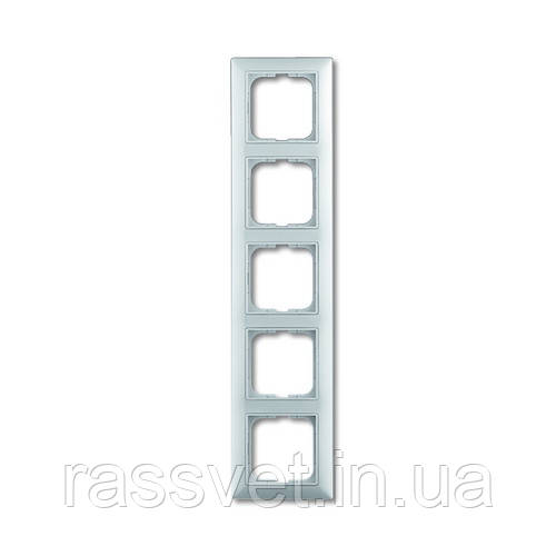 Рамка ABB basic55 біла 5-на