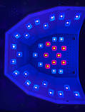 Бездротова лампа UV/LED з акумулятором (павер банк) WS-1 для манікюру, 88 Вт, фото 5