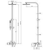 Душова система TOPAZ LEXI TL 21102-H57-00, фото 5