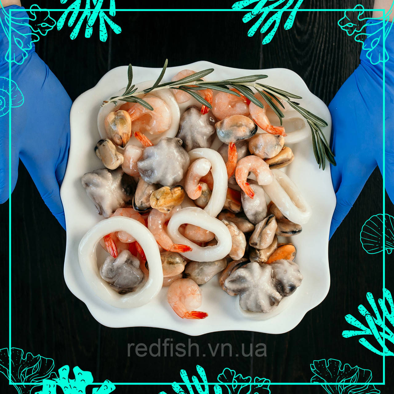 Морський коктейль с/м  "Преміум" 500г, фото 1