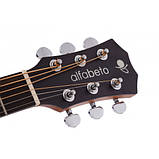 Електроакустична гітара Alfabeto SOLID AMS40EQ (Satin) + чохол, фото 5