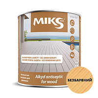 Алкидный антисептик для деревянных поверхностей MIKS Color - 0.7кг