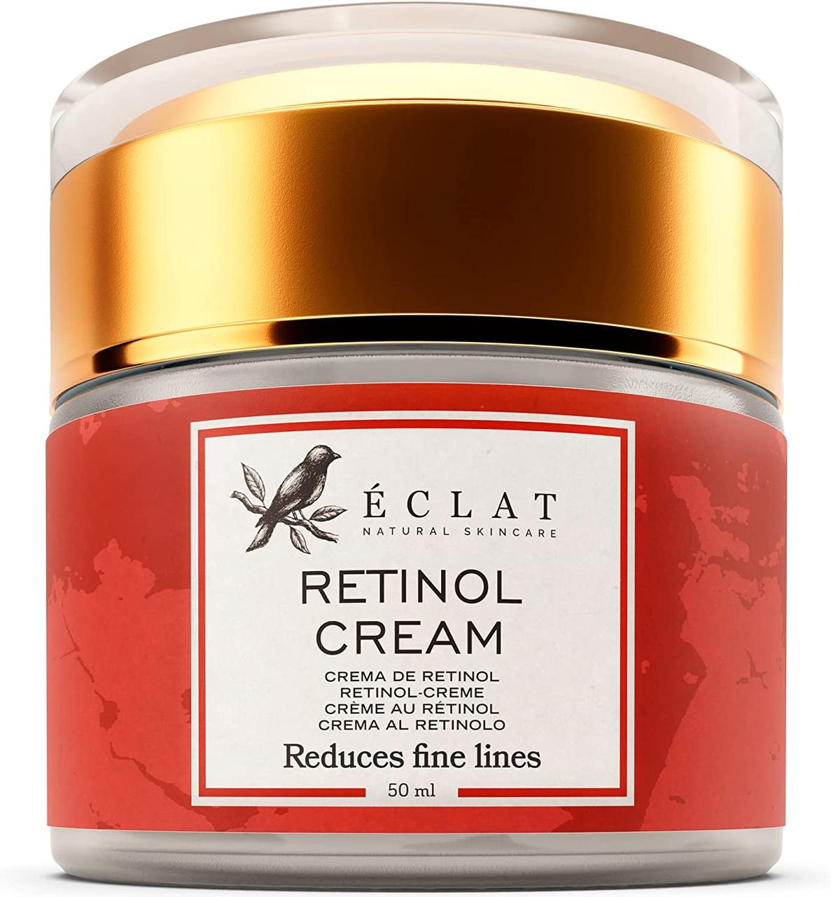 Омолоджувальний крем з ретинолом Eclat Organic Retinol Anti Wrinkle Cream 50 мл