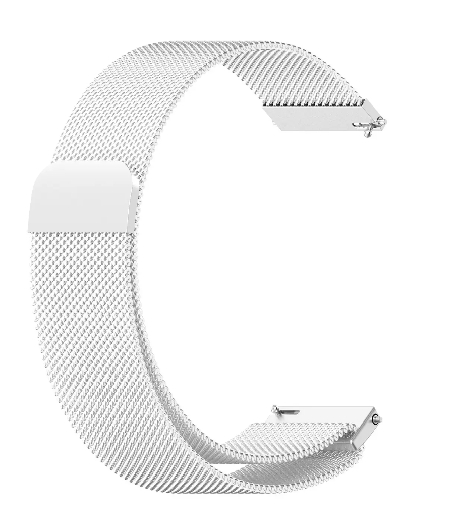 Ремінець міланська петля Blackpink 22mm для Cмарт годинника AMAZFIT GTR-42 / GTS, Срібний