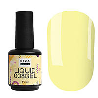 Kira Nails Liquid Gel 008 (светло-лимонный), 15 мл