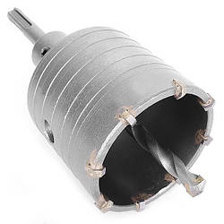 Коронка SDS PLUS 80мм Intertool SD-7080 |свердло коронка по бетону