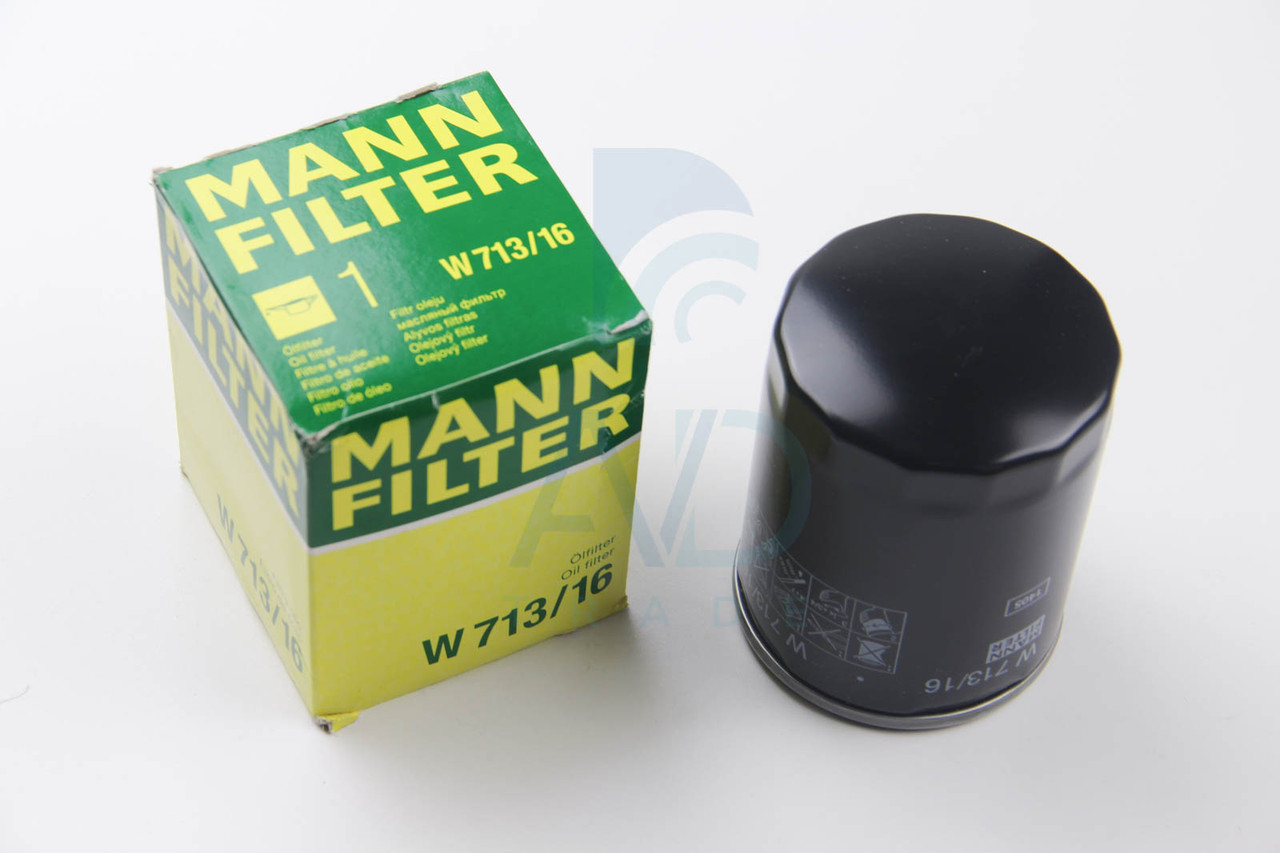 Фільтр маслянний Doblo 1.6 i 01>/Scudo/Jumpy/Expert, W 713/16, MANN-FILTER, фото 1