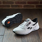 Кросівки Чоловічі Натуральна Шкіра Білі, фото 3