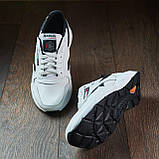 Кросівки Чоловічі Натуральна Шкіра Білі, фото 4