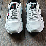 Кросівки Чоловічі Натуральна Шкіра Білі, фото 6