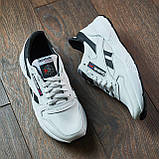 Кросівки Чоловічі Натуральна Шкіра Білі, фото 8