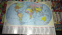 Карта Світу + календар